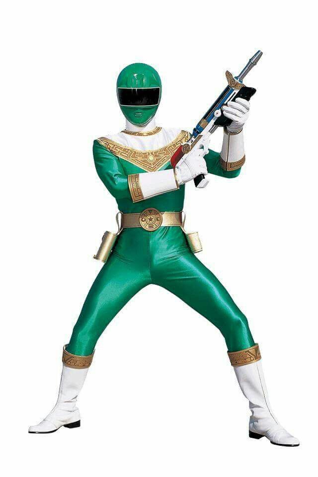 Green Zeo Ranger   vinyl figure collectible [Barcode 045557437879] - Main Image 2