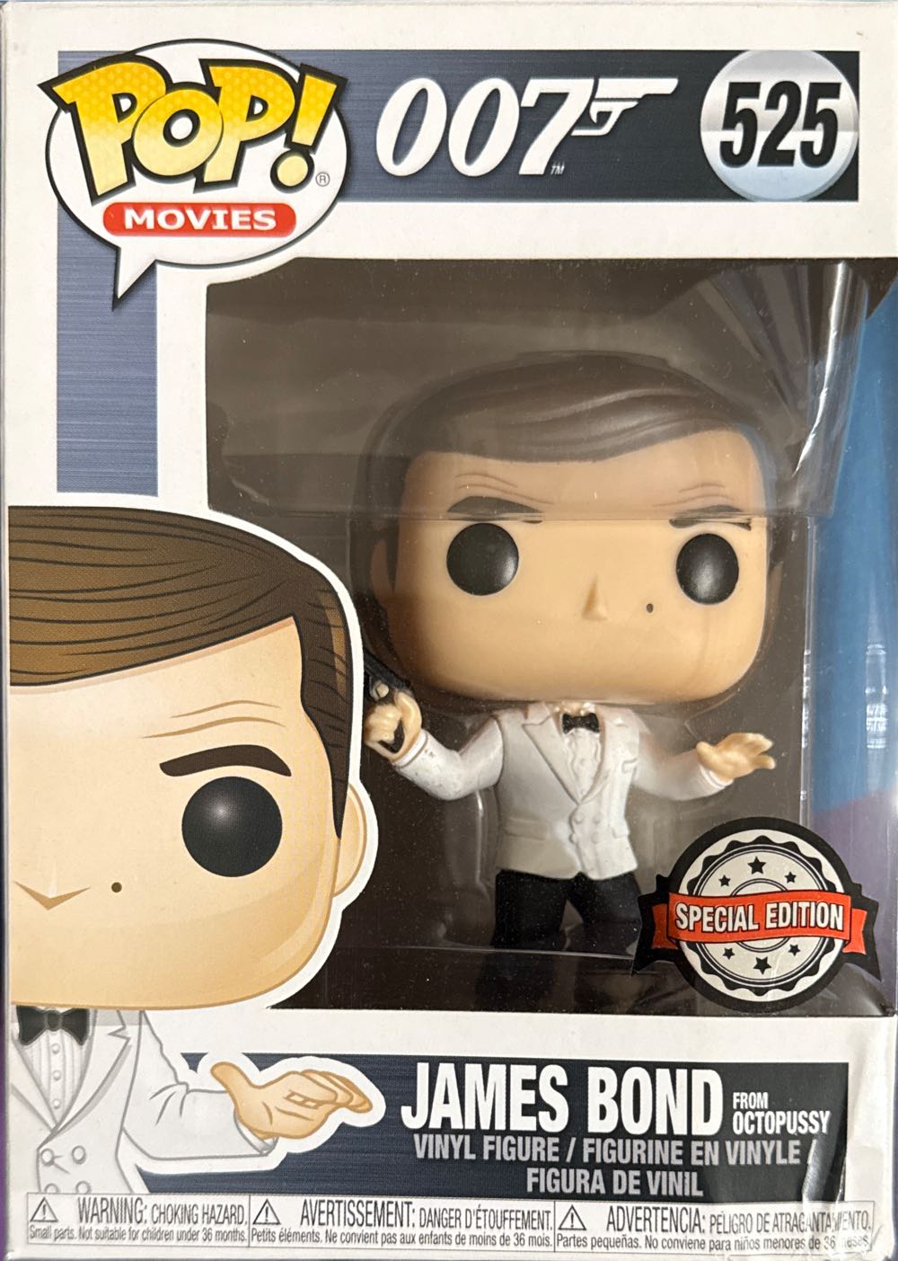 James Bond from Octopussy - 007 vinyl figure collectible [Barcode 889698249331] - Main Image 4