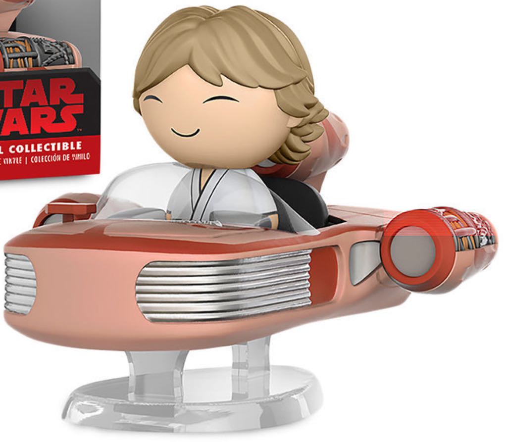 Luke Skywalker w/ Speeder - Star Wars vinyl figure collectible - Main Image 2