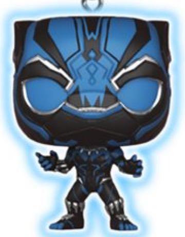 Black Panther Pop Keychain  vinyl figure collectible - Main Image 2