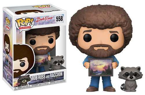 Bob Ross And Raccoon  vinyl figure collectible - Main Image 2