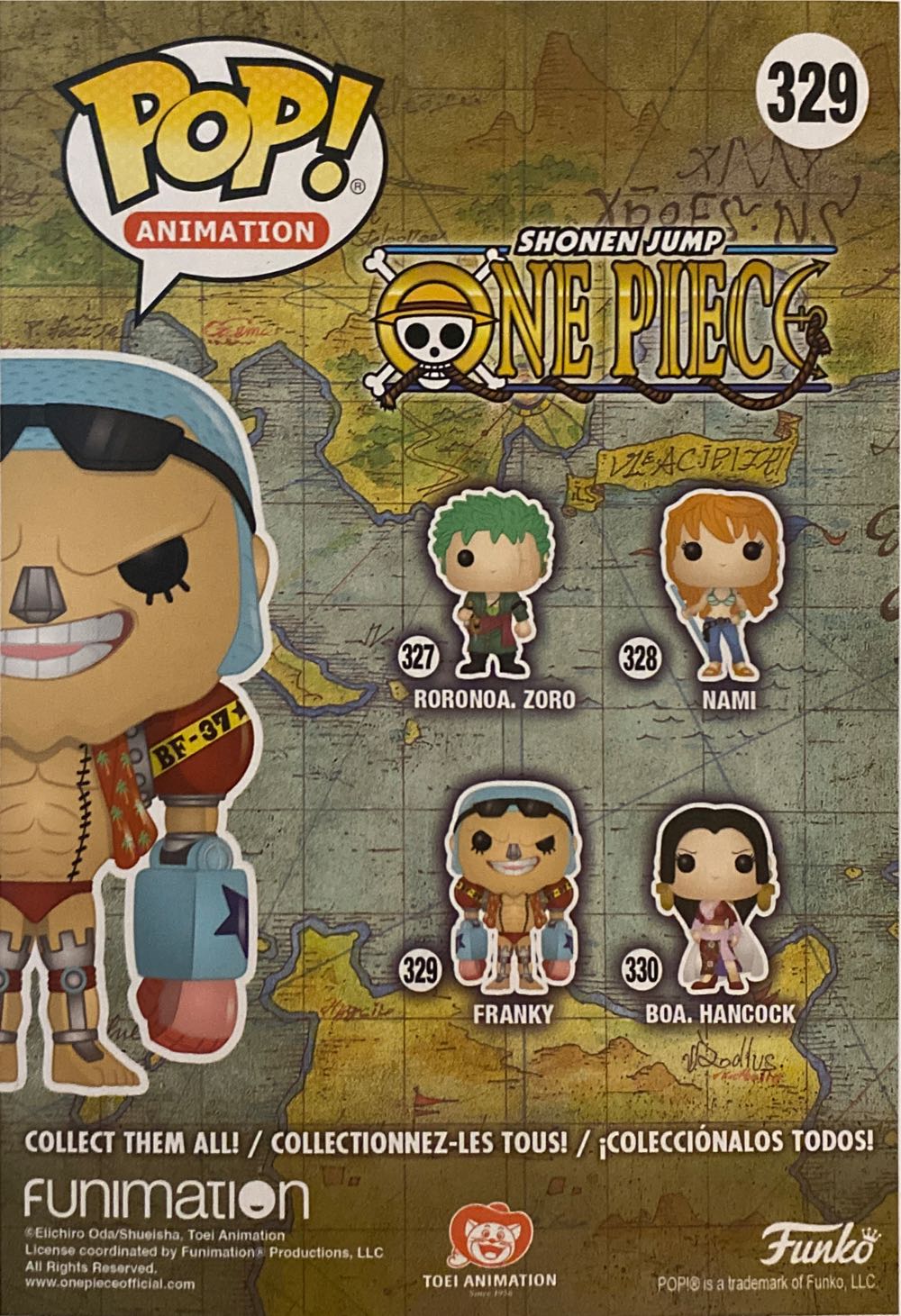 Franky - One Piece vinyl figure collectible [Barcode 889698231930] - Main Image 3
