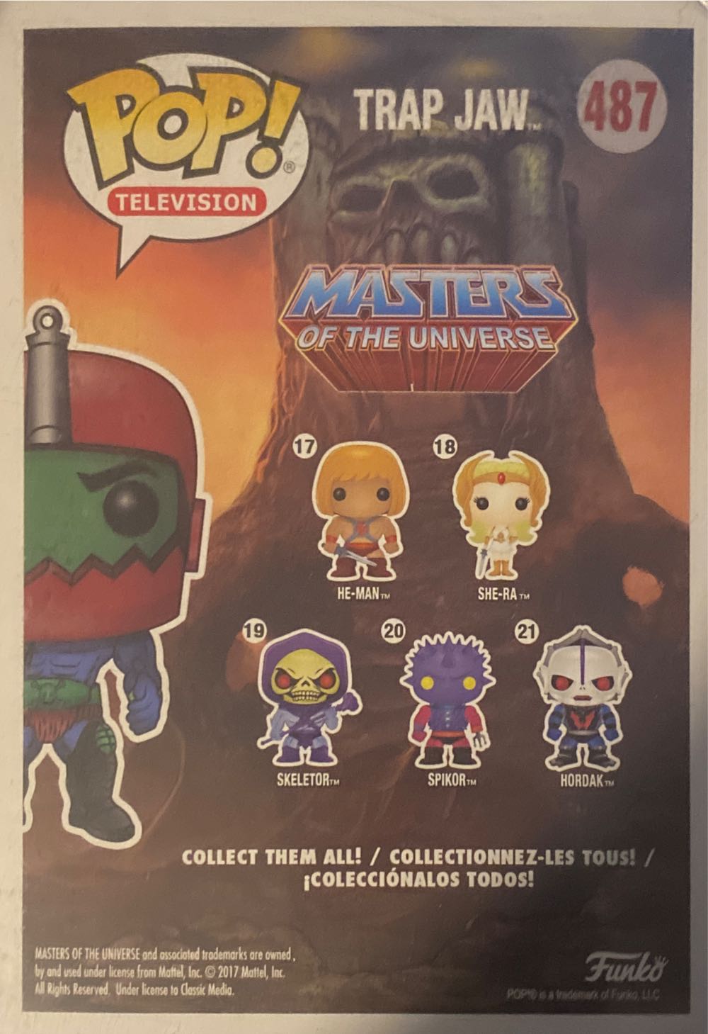 MOTU Trap Jaw - Masters of the Universe vinyl figure collectible [Barcode 889698261548] - Main Image 4