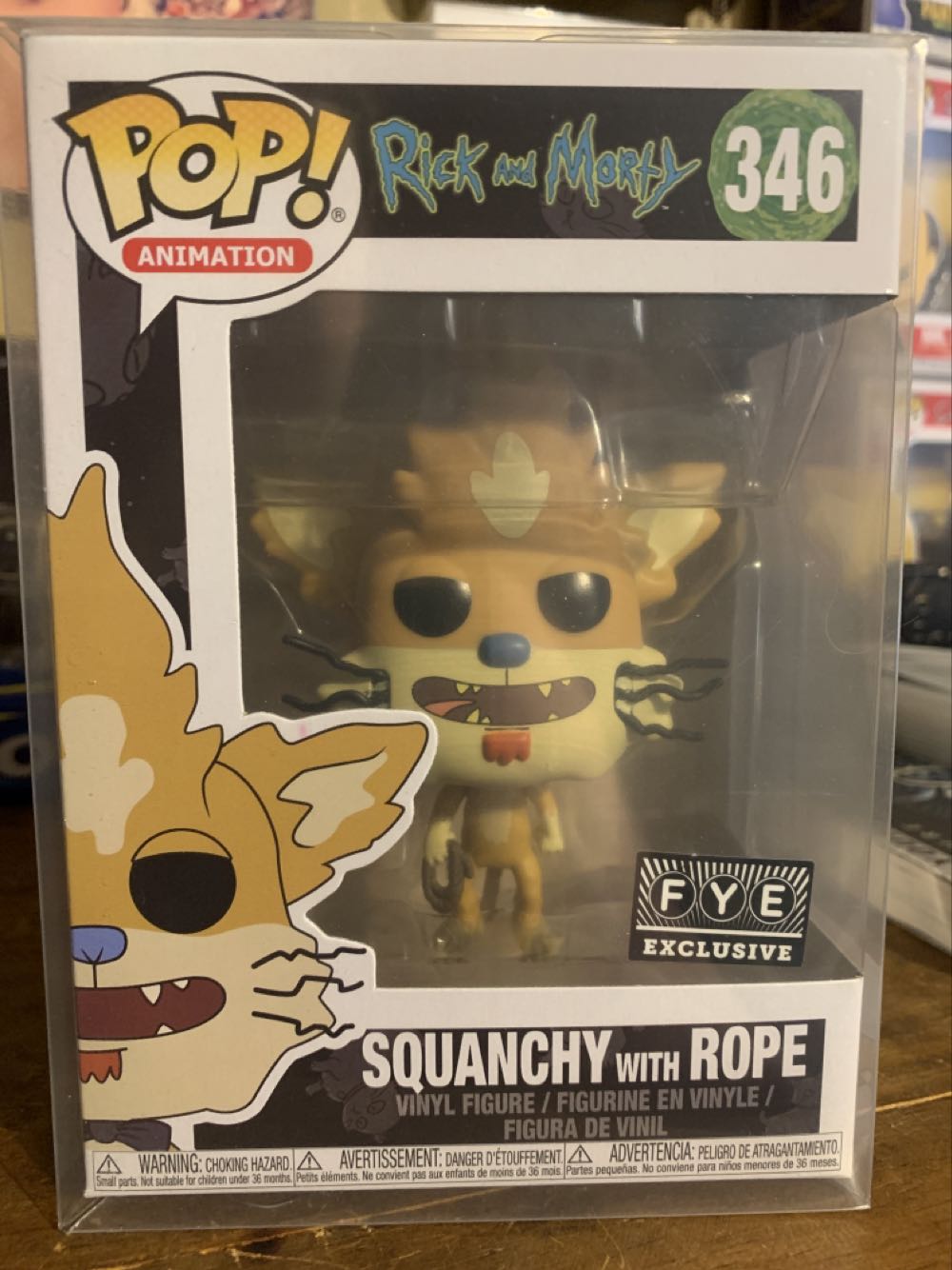 Squanchy with Rope - Rick & Morty vinyl figure collectible [Barcode 889698270205] - Main Image 3