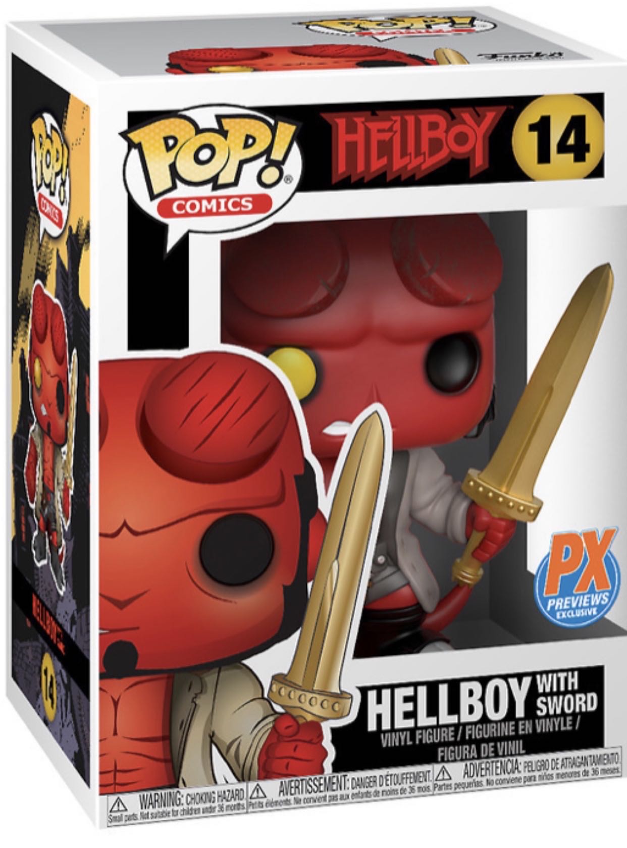 Hellboy  vinyl figure collectible [Barcode 889698259491] - Main Image 3