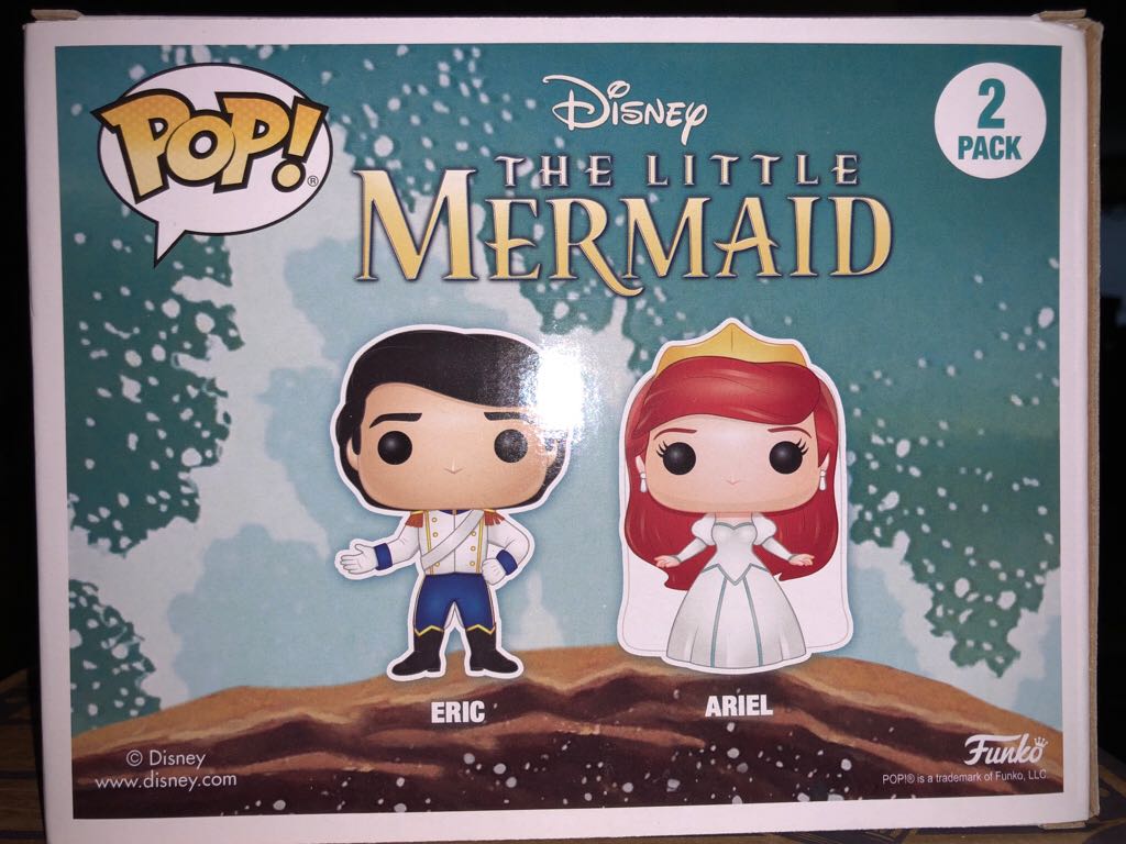 The Little Mermaid: Ariel & Eric (Disney Treasures Exclusive) - Disney vinyl figure collectible [Barcode 889698236867] - Main Image 2
