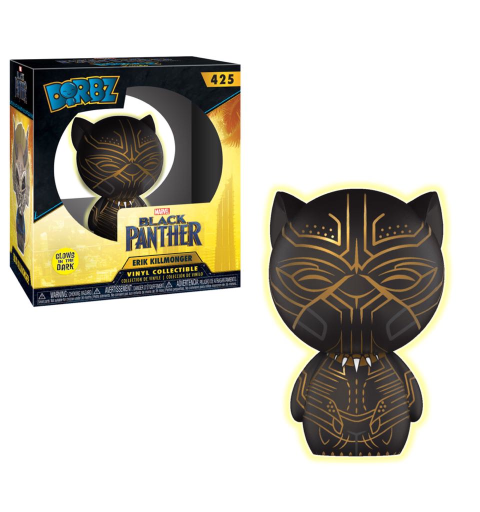 Dorbz Black Panther: Erik Killmonger # 425  vinyl figure collectible [Barcode 889698245920] - Main Image 2