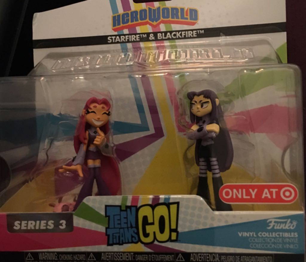Starfire & Blackfire Hero World - Teen Titans Go! vinyl figure collectible - Main Image 2