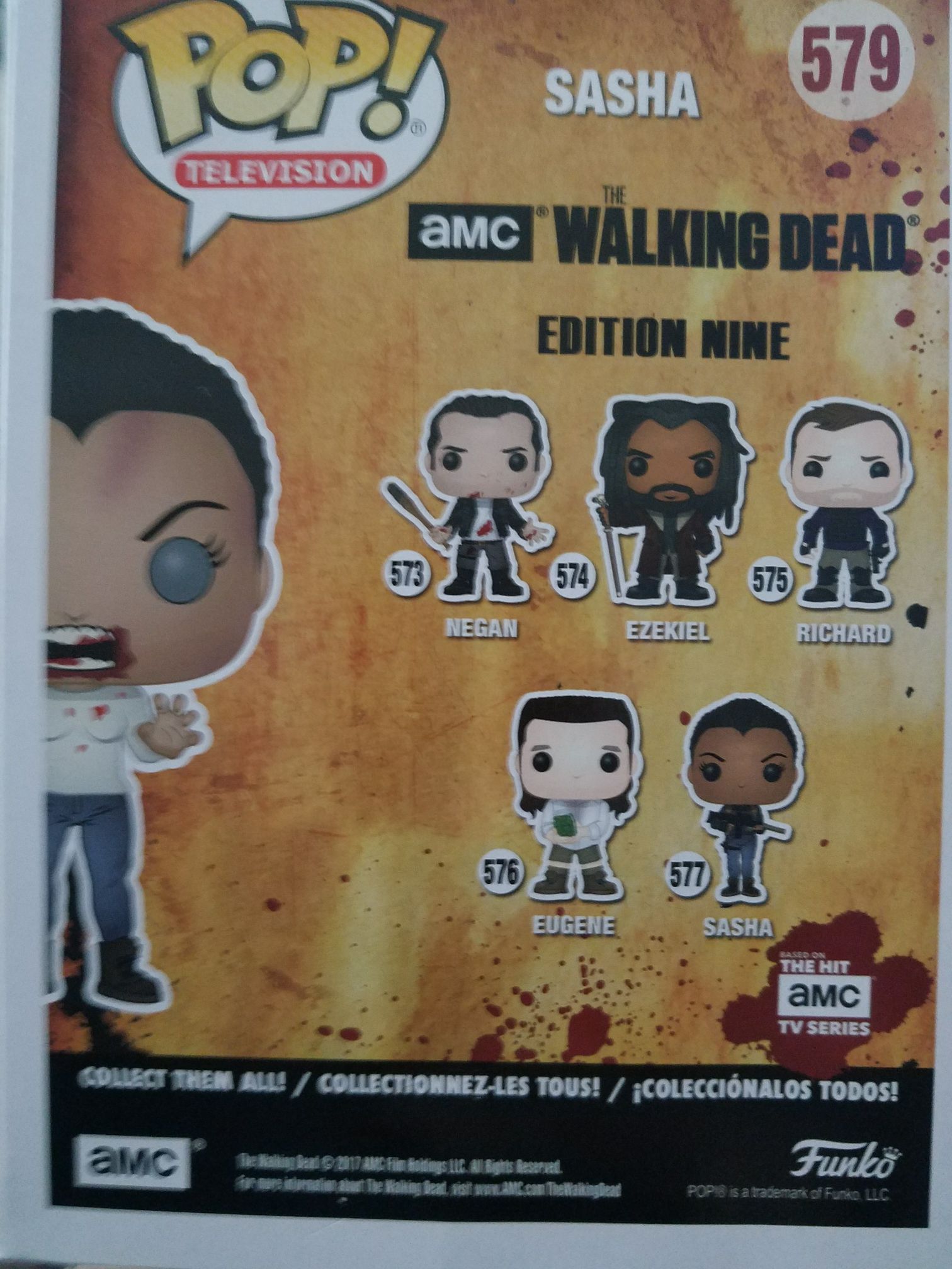 The Walking Dead: Sasha (Funko Exclusive) [Signed] - The Walking Dead vinyl figure collectible [Barcode 889698250870] - Main Image 2