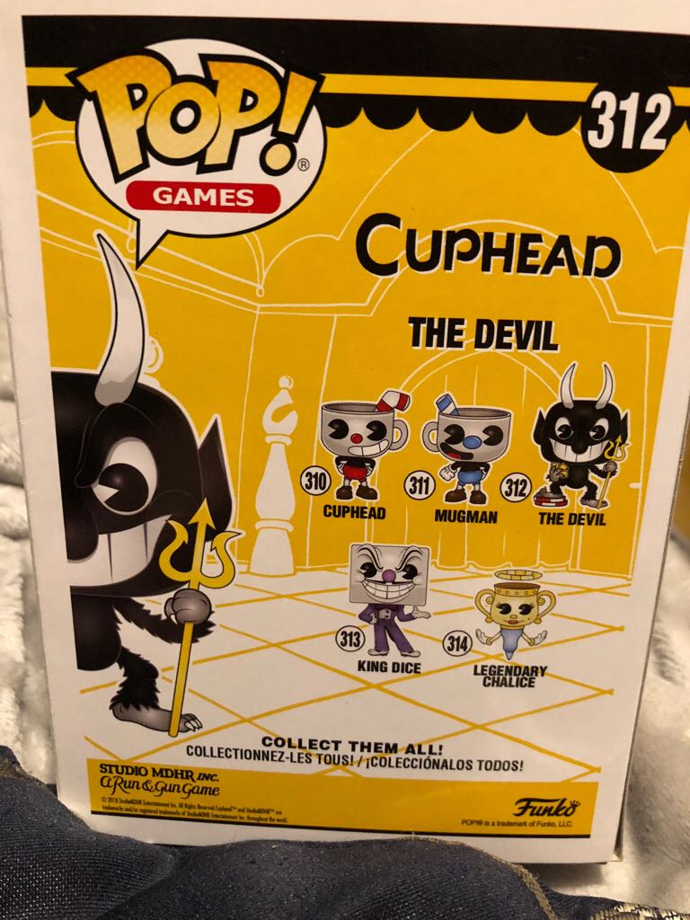 Cuphead -312- The Devil - Cuphead vinyl figure collectible [Barcode 889698269667] - Main Image 2