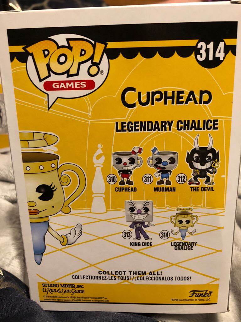 Legendary Chalice - Cuphead vinyl figure collectible [Barcode 889698269698] - Main Image 2