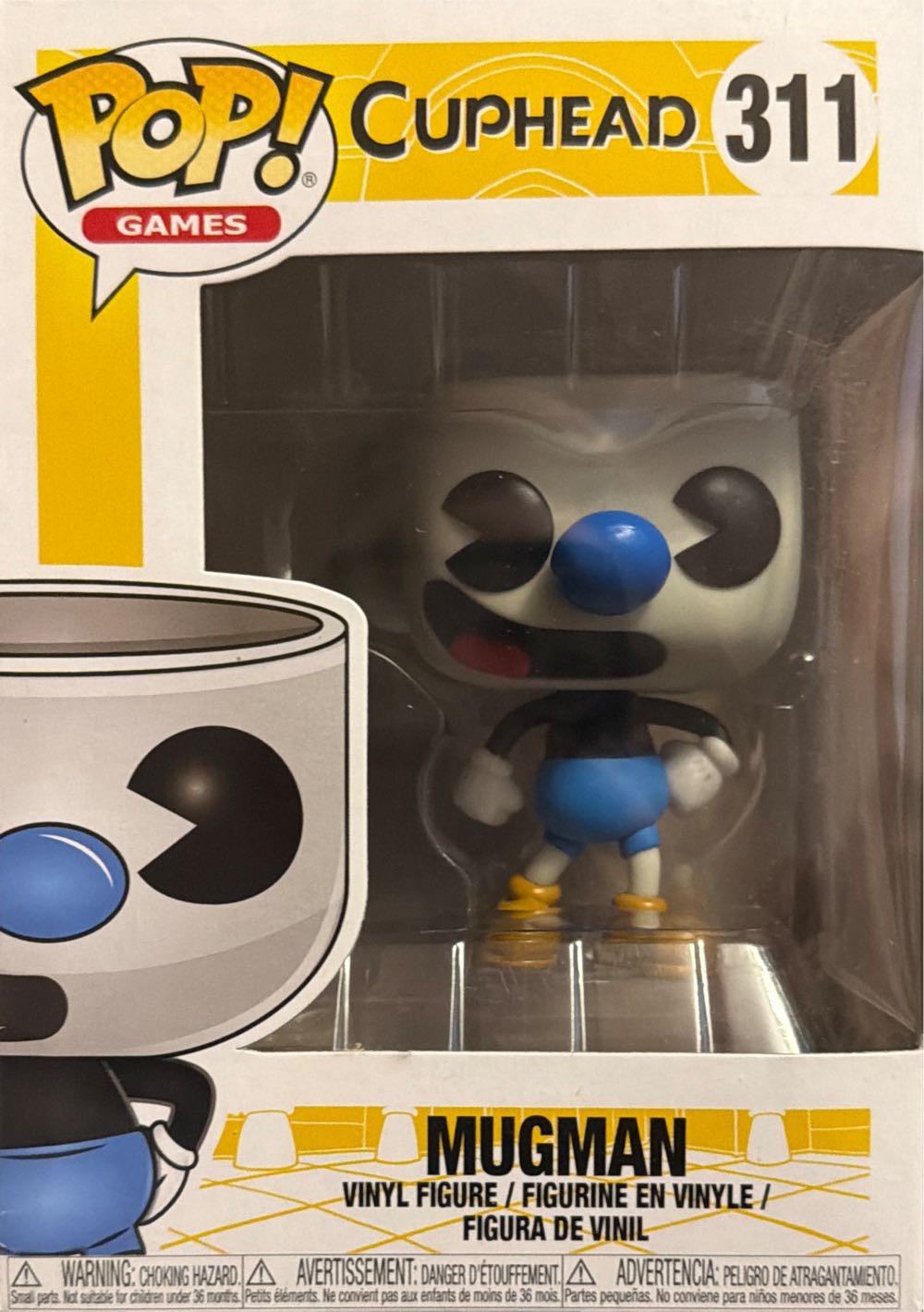 Cuphead -311- Mugman - Cuphead vinyl figure collectible [Barcode 889698269650] - Main Image 4