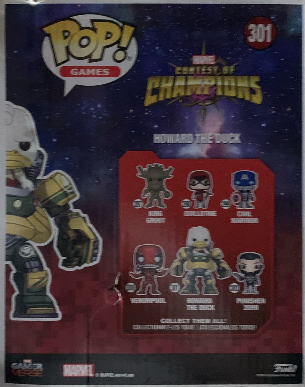 Howard The Duck #301 - Marvel Universe vinyl figure collectible [Barcode 889698267113] - Main Image 3