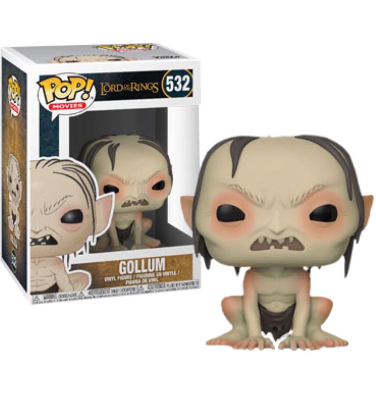 #532 - Gollum - The Lord of the Rings vinyl figure collectible [Barcode 889698135597] - Main Image 2