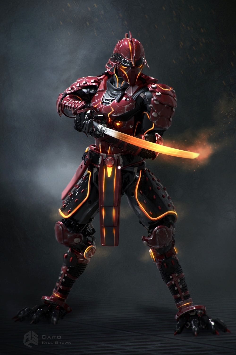 Ready Player One: Daito - Warner Bros. vinyl figure collectible [Barcode 889698220514] - Main Image 3