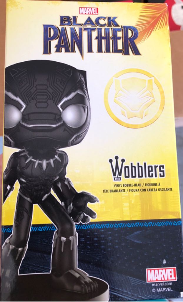 Black Panther Wacky Wobbler  vinyl figure collectible - Main Image 2