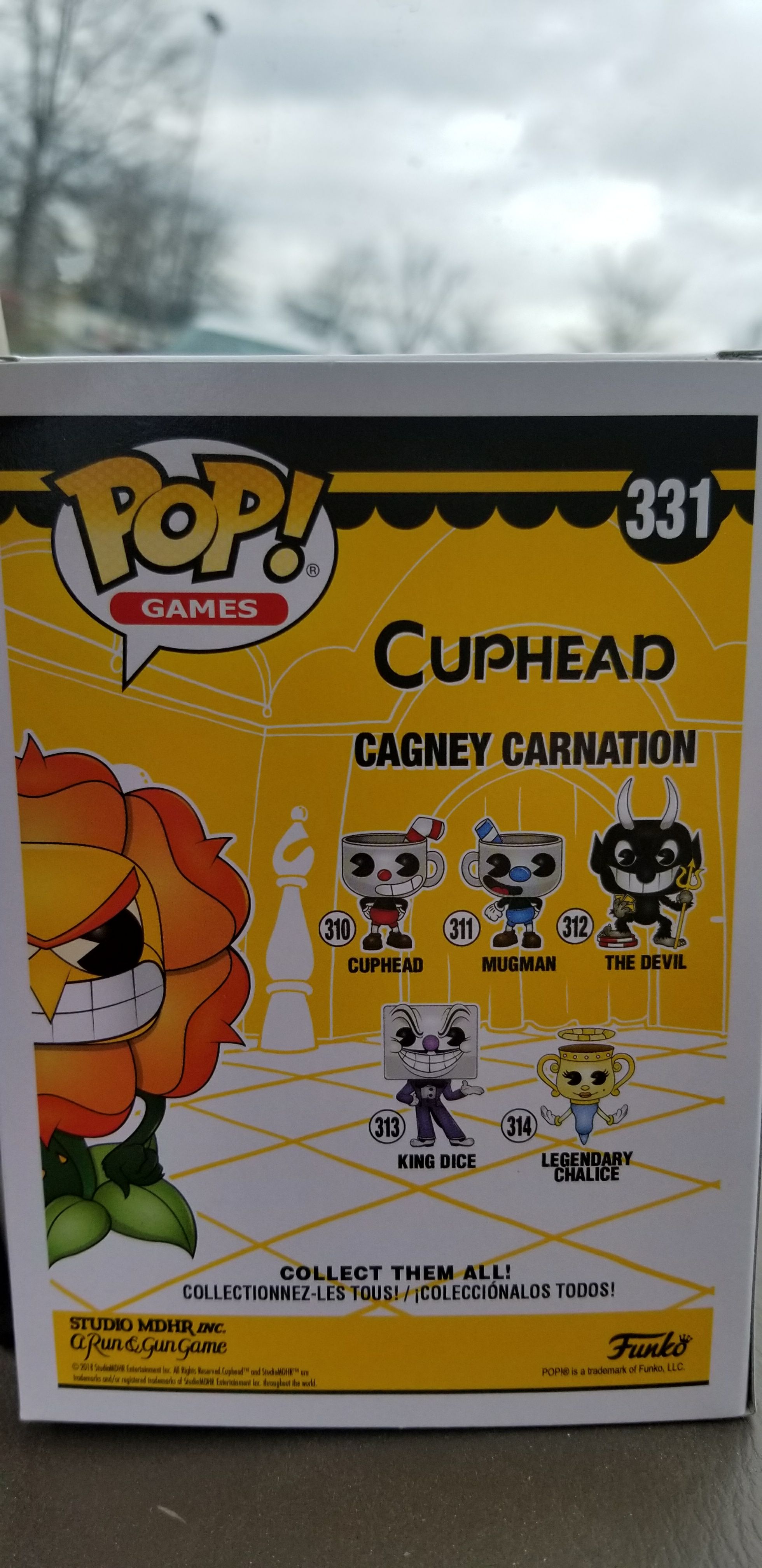 Cuphead -331- Cagney Carnation - Cuphead vinyl figure collectible [Barcode 889698284592] - Main Image 2