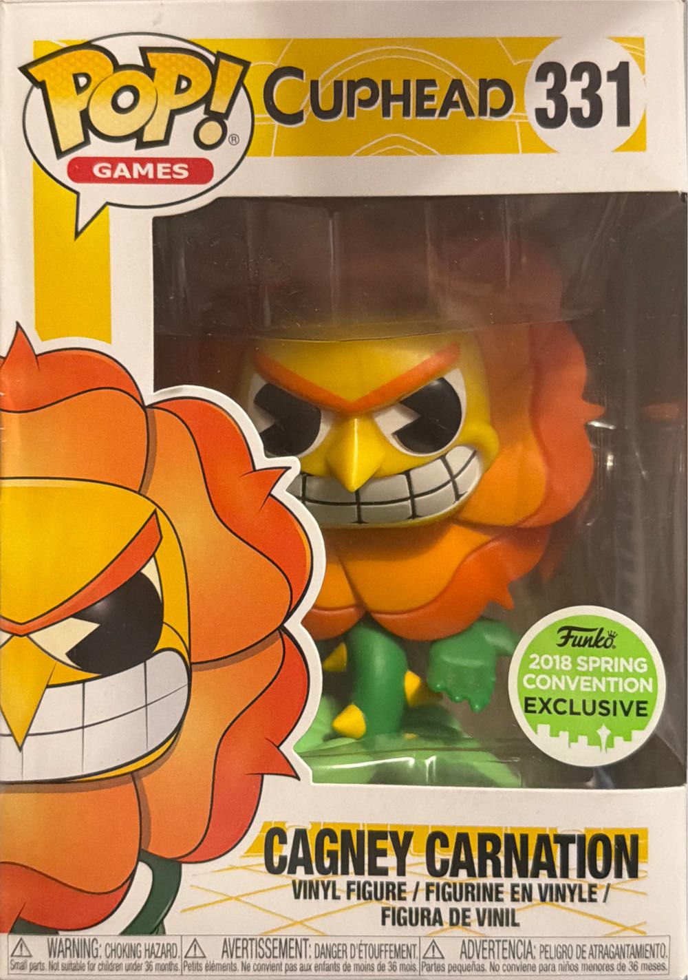 Cuphead -331- Cagney Carnation - Cuphead vinyl figure collectible [Barcode 889698284592] - Main Image 4