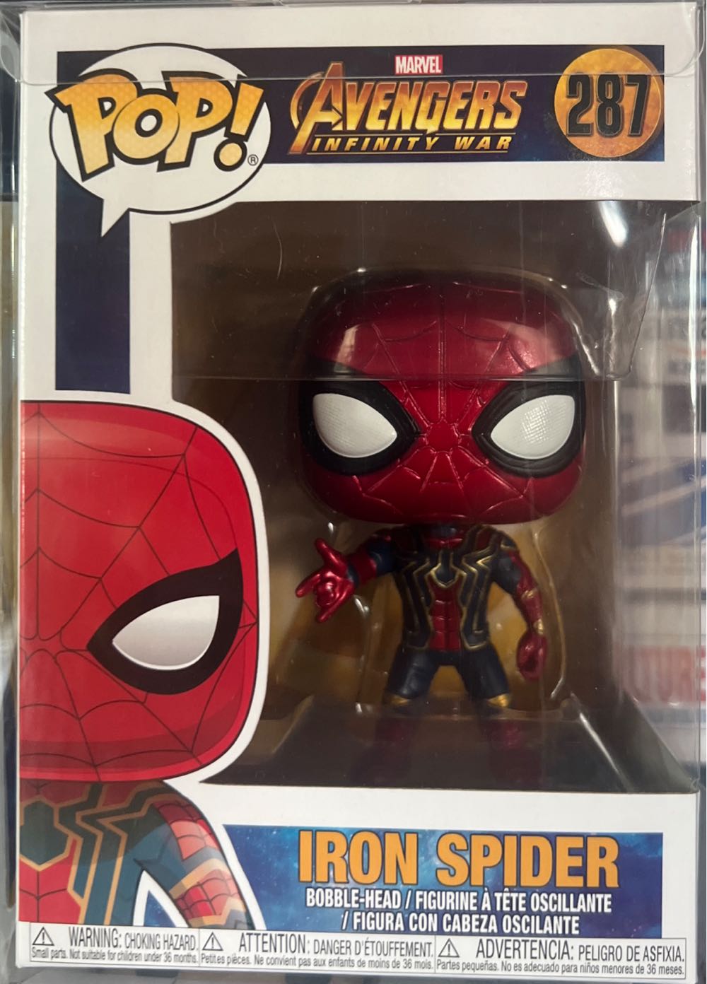 Iron Spider # 287 - Spider-Man vinyl figure collectible [Barcode 889698264655] - Main Image 4