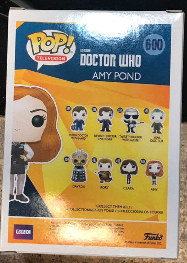 Funko Doctor Who Amy Pond - Doctor Who vinyl figure collectible [Barcode 889698287746] - Main Image 2