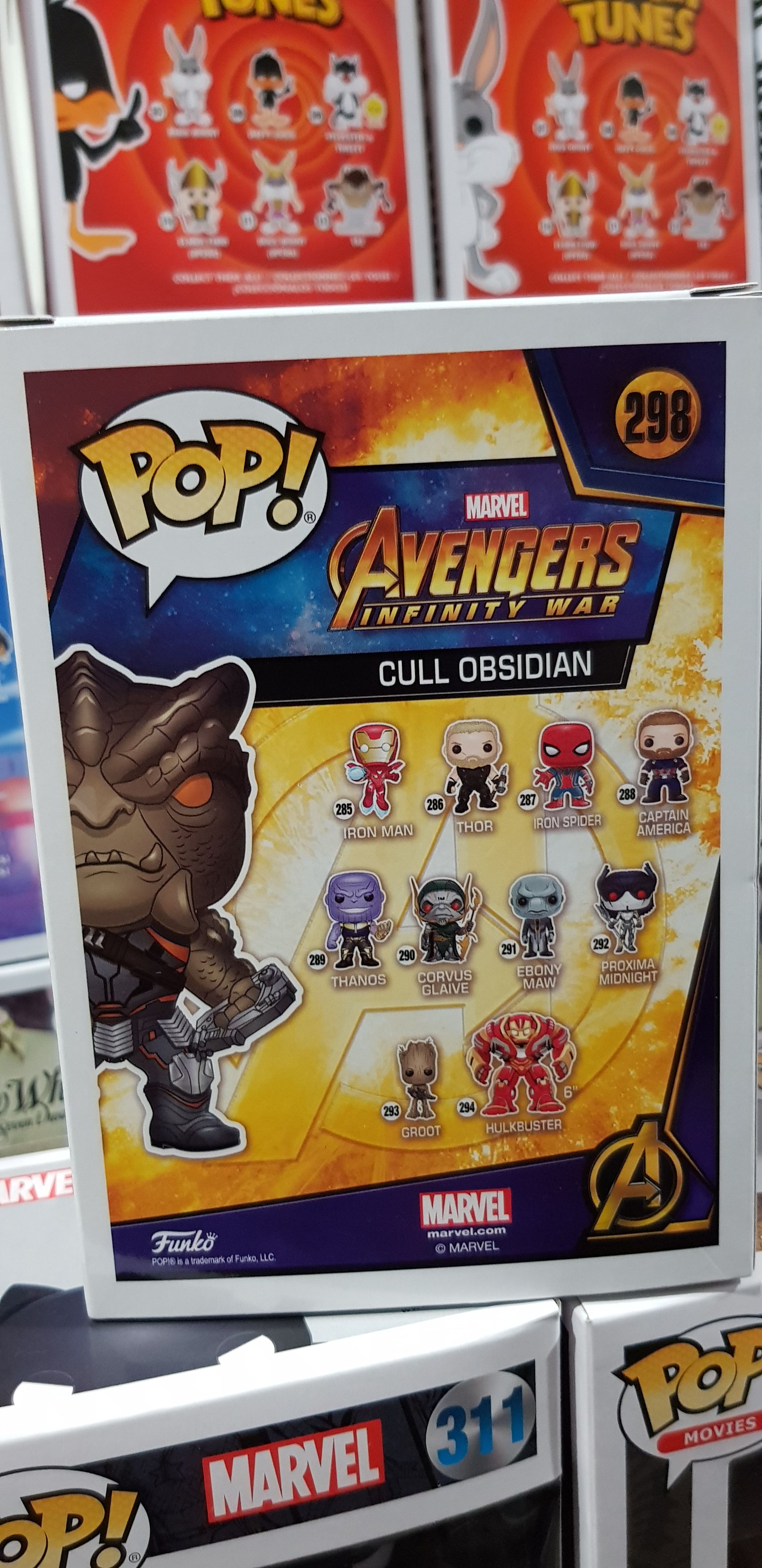 Cull Obsidian - Marvel Universe vinyl figure collectible [Barcode 889698268998] - Main Image 2
