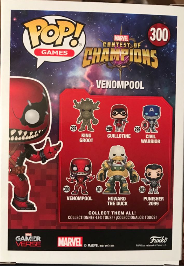 Venompool - Deadpool vinyl figure collectible [Barcode 889698267106] - Main Image 2
