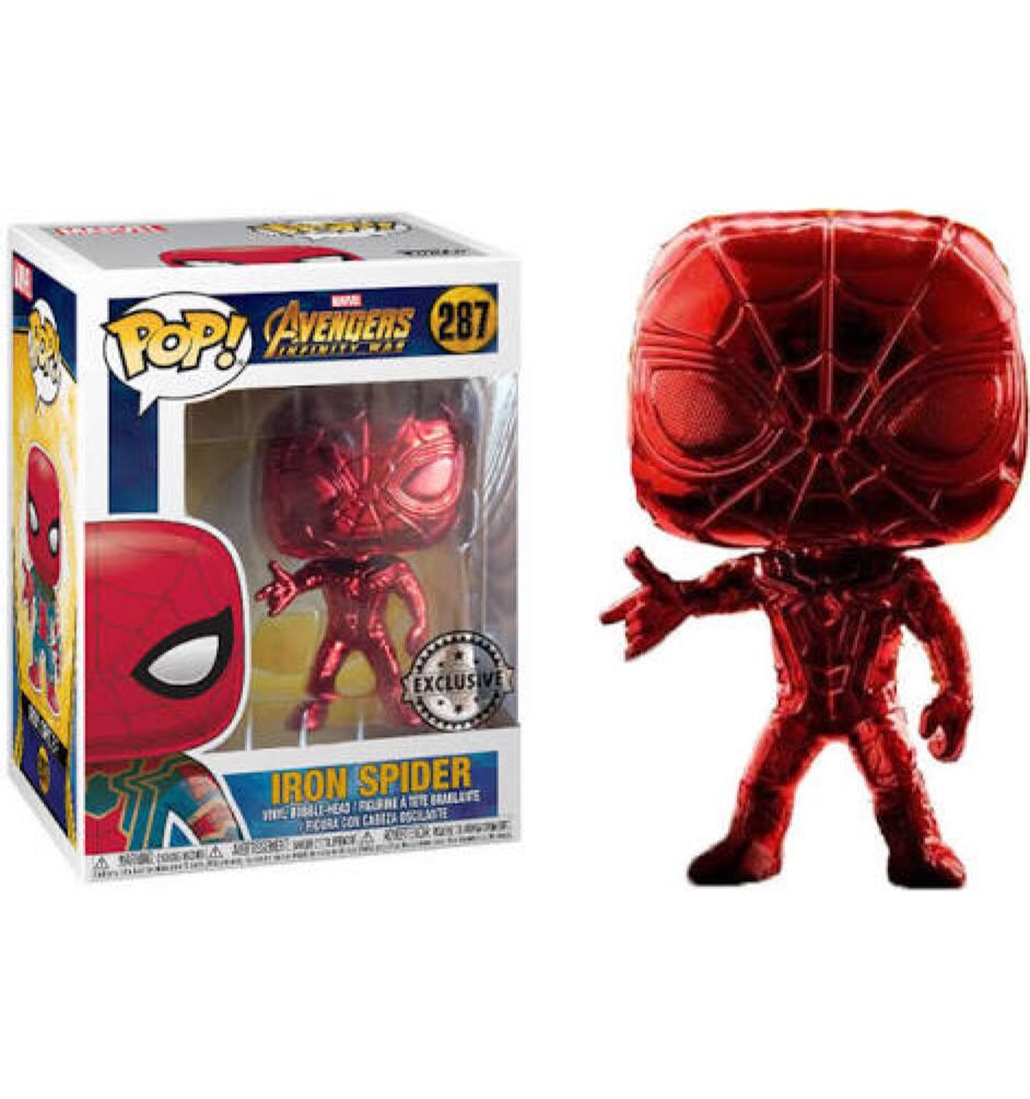 Iron Spider (Chrome) - Avengers: Infinity War vinyl figure collectible [Barcode 889698300445] - Main Image 2