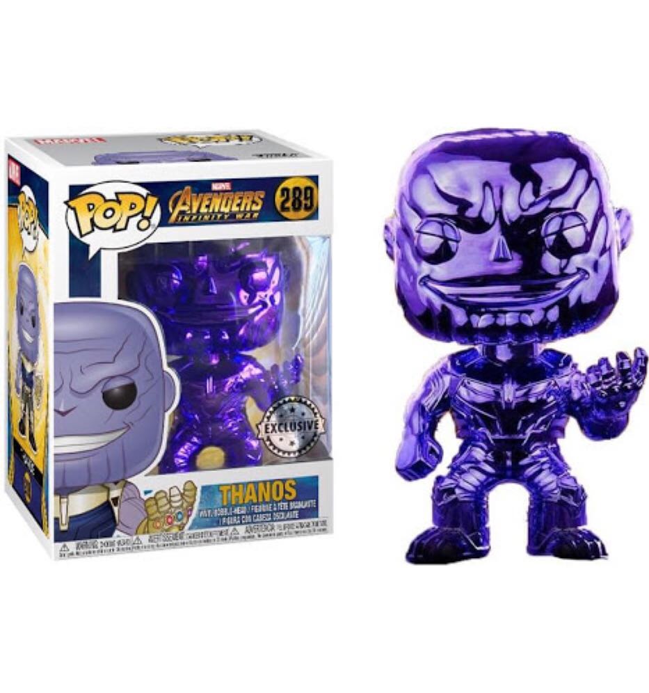 Thanos (Purple Chrome) - Marvel Universe vinyl figure collectible [Barcode 889698300469] - Main Image 2