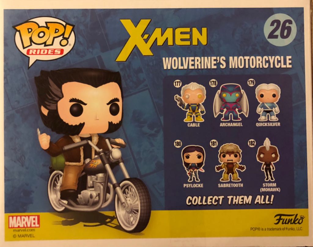 Wolverine’s Motorcycle - X-Men vinyl figure collectible - Main Image 2