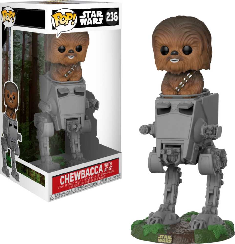 Chewbacca with AT-ST - Star Wars vinyl figure collectible [Barcode 889698270236] - Main Image 3