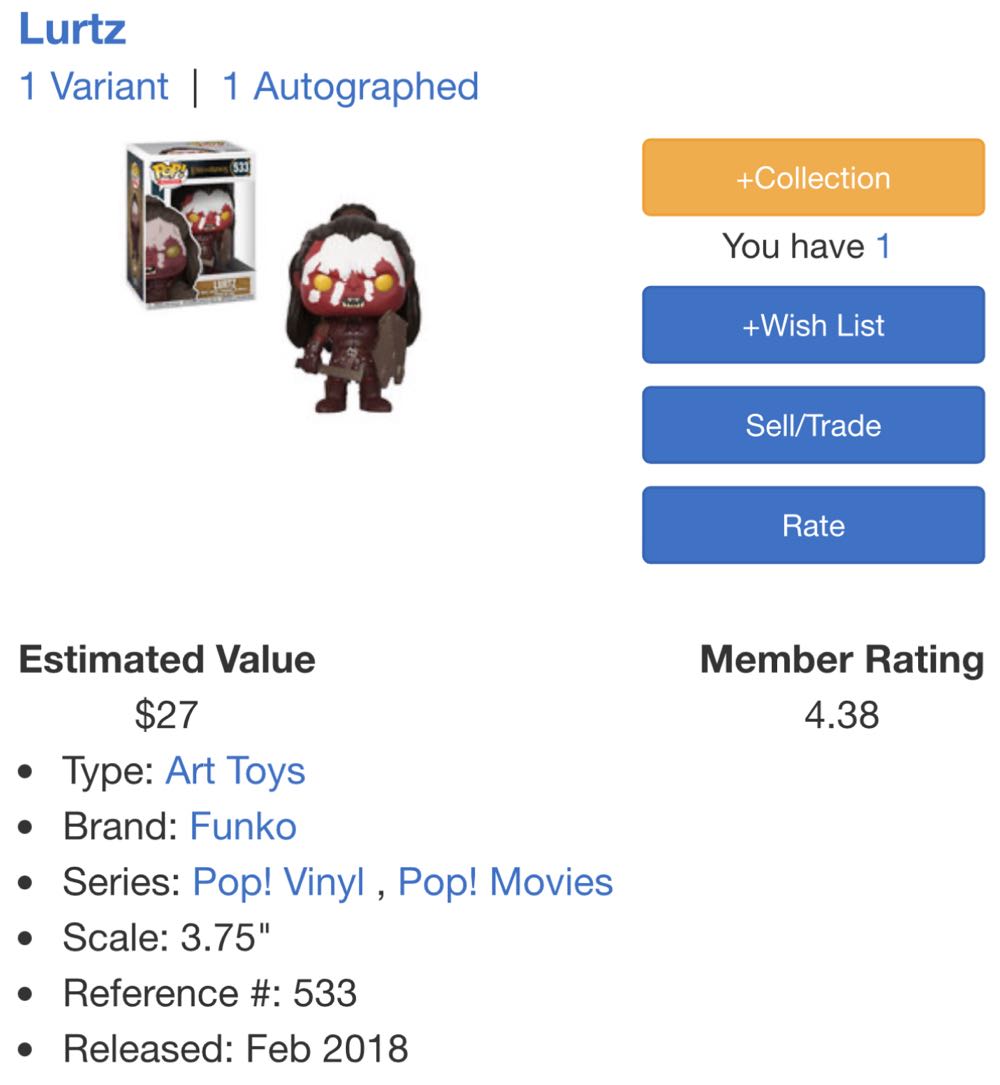 Lurtz - The Lord of the Rings vinyl figure collectible [Barcode 889698135627] - Main Image 4