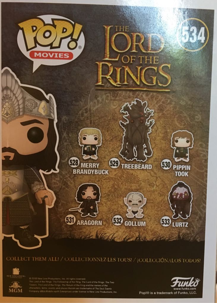 King Aragorn - The Lord of the Rings vinyl figure collectible [Barcode 889698273695] - Main Image 2