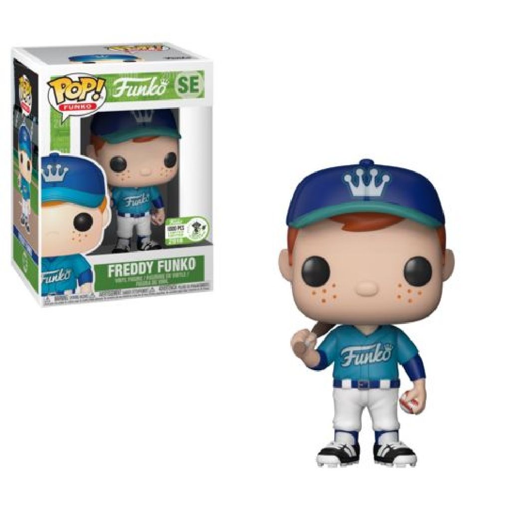 Freddy Funko (Baseball) (Teal) - Freddy Funko vinyl figure collectible [Barcode 889698291842] - Main Image 2