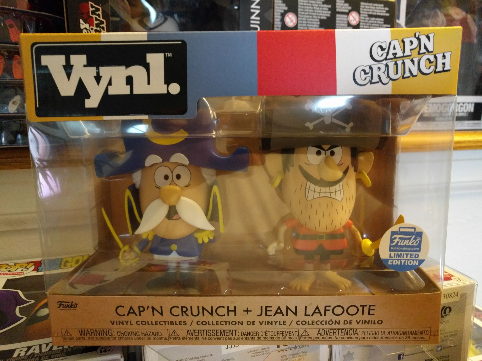 Cap’n Crunch & Jean Lafoote - Ad Icons vinyl figure collectible [Barcode 889698290296] - Main Image 1