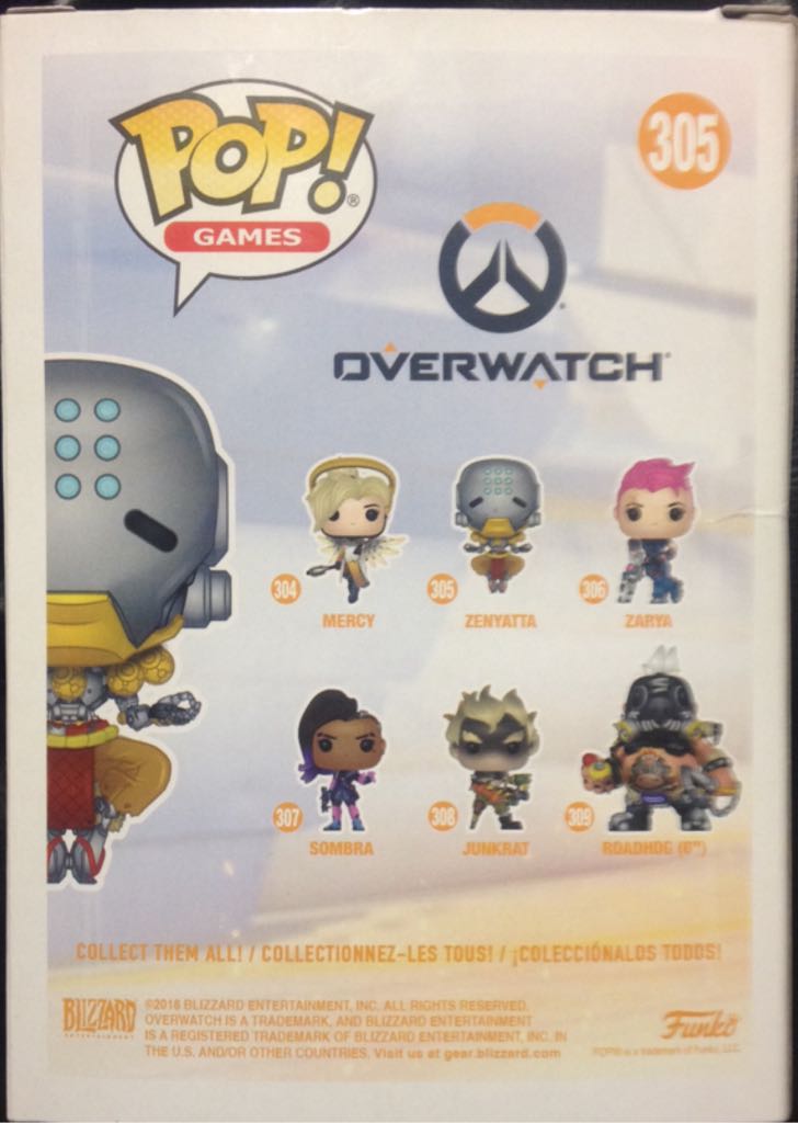 Zenyatta - Overwatch vinyl figure collectible [Barcode 889698290524] - Main Image 2