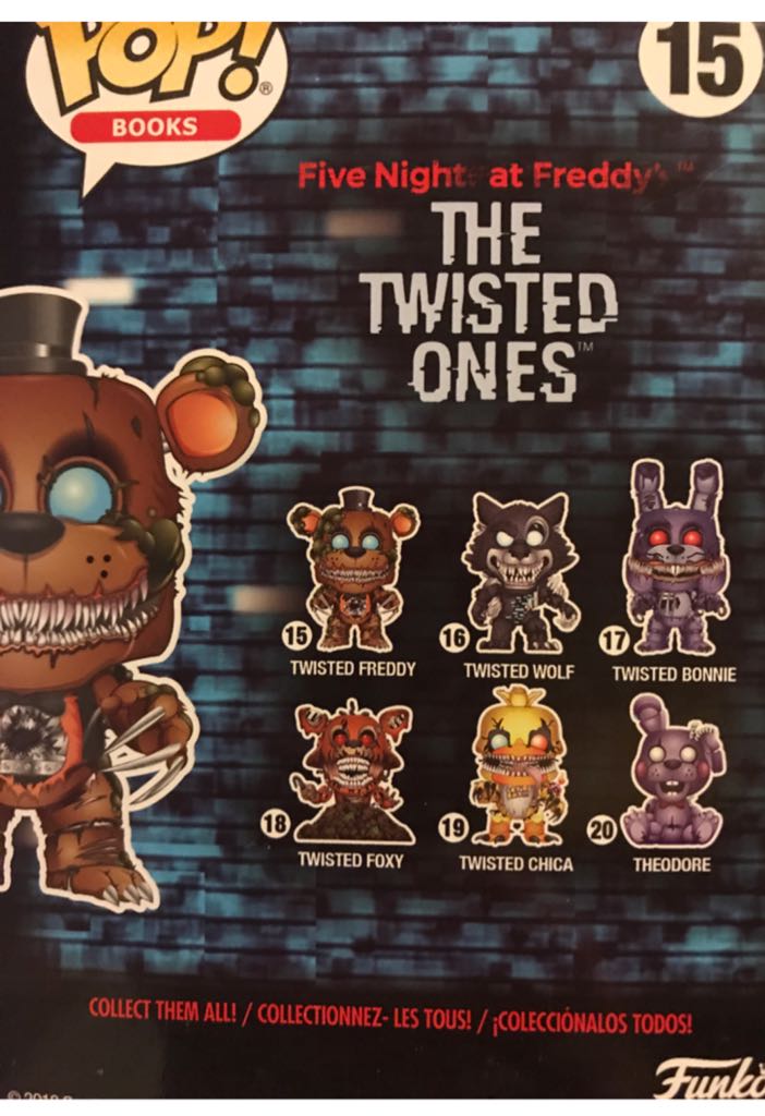 Funko Pop! Books Five Nights At Freddy’s The Twisted Ones: Twisted Freddy # 15 - Five Nights at Freddy’s vinyl figure collectible [Barcode 889698288040] - Main Image 2