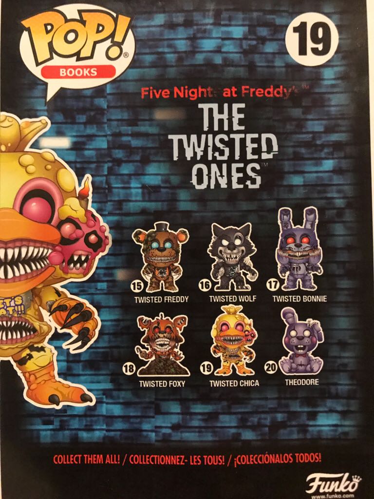 Funko Pop! Books Five Nights At Freddy’s The Twisted Ones: Twisted Chica # 19 - Five Nights at Freddy’s vinyl figure collectible [Barcode 889698288088] - Main Image 2