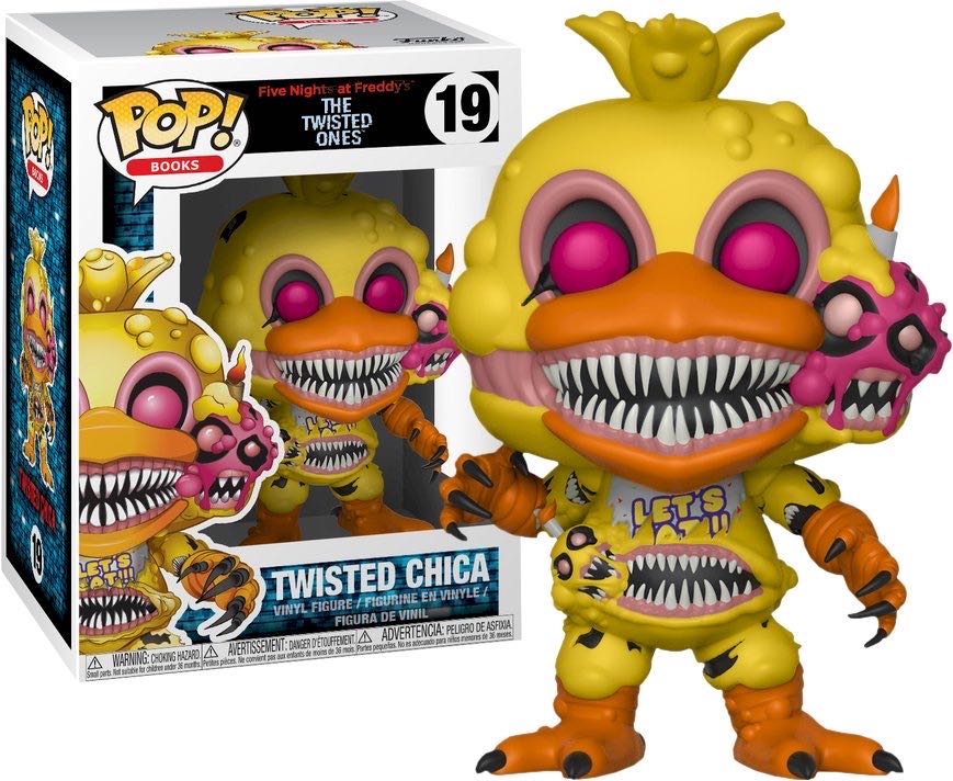 Funko Pop! Books Five Nights At Freddy’s The Twisted Ones: Twisted Chica # 19 - Five Nights at Freddy’s vinyl figure collectible [Barcode 889698288088] - Main Image 3