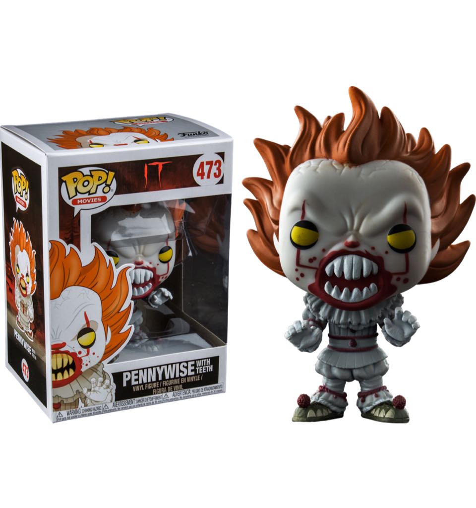 Pennywise: Pennywise with Teeth (Yellow)  vinyl figure collectible - Main Image 2