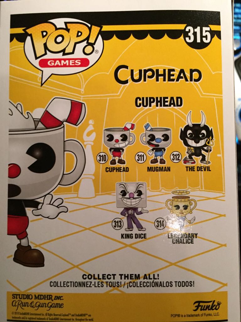 Cuphead -315- Cuphead - Cuphead vinyl figure collectible [Barcode 889698284325] - Main Image 2