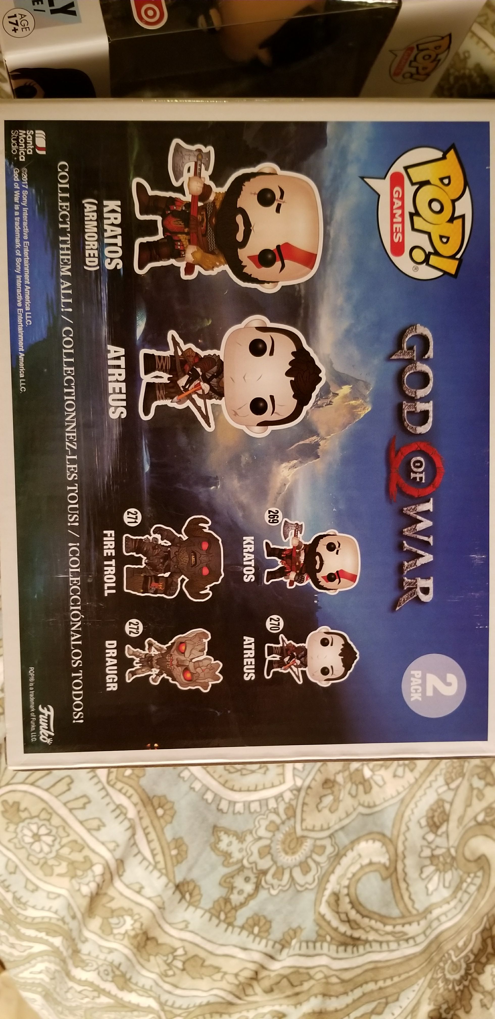 Kratos and Atreus (2 Pack) - God of War vinyl figure collectible [Barcode 889698216814] - Main Image 2