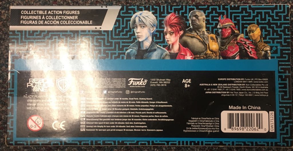 Ready Player One Figures  vinyl figure collectible [Barcode 889698220620] - Main Image 2