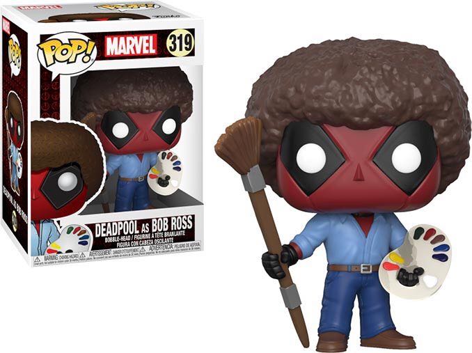 Deadpool as Bob Ross - Deadpool vinyl figure collectible - Main Image 2