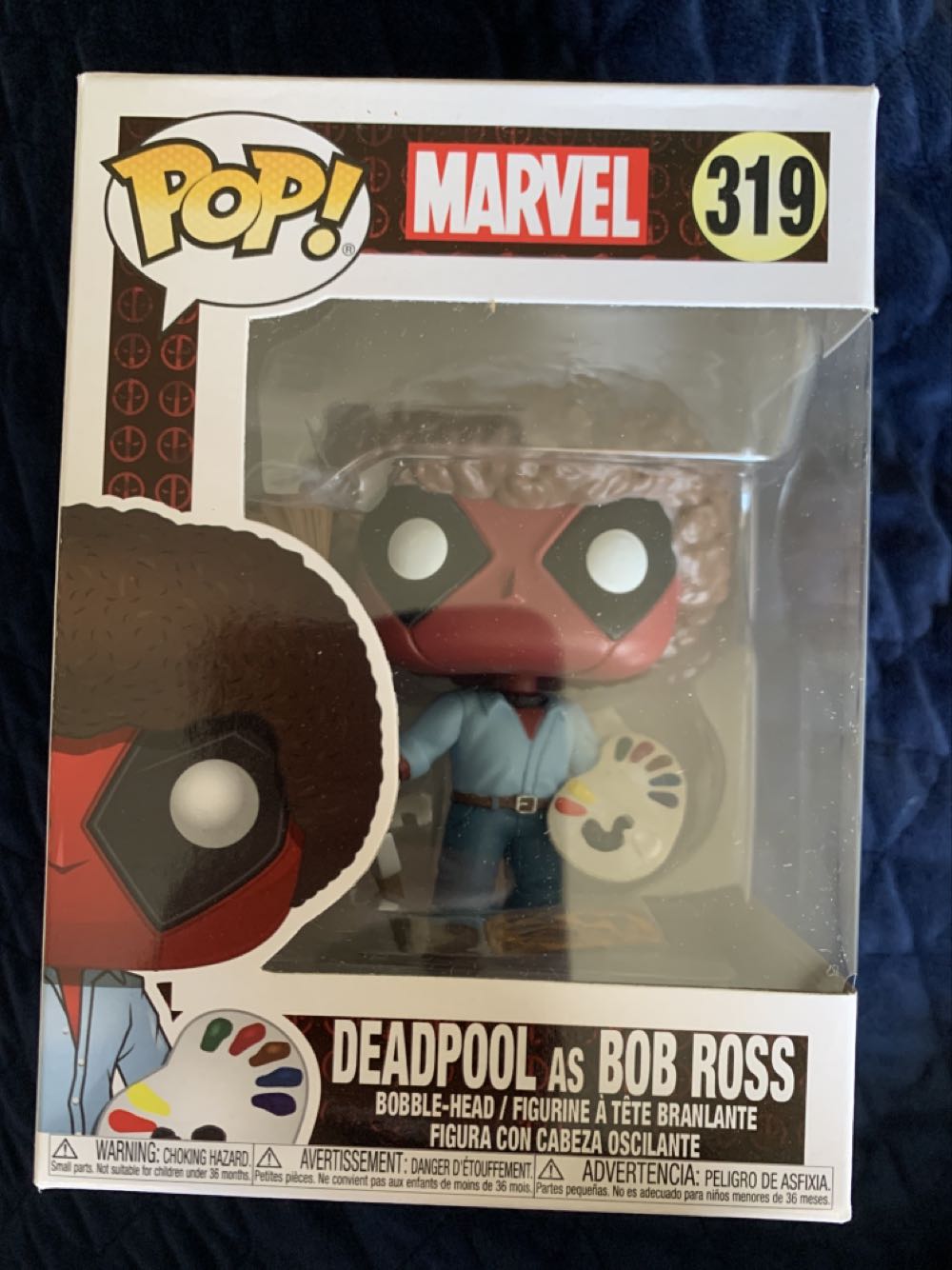 Deadpool as Bob Ross - Deadpool vinyl figure collectible - Main Image 3