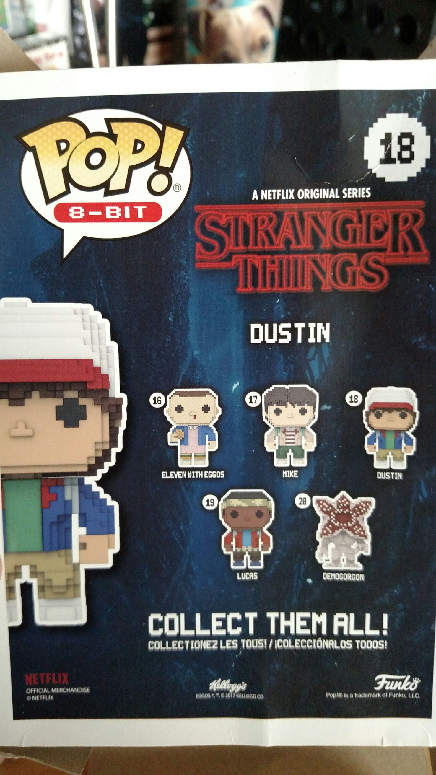 Dustin - Stranger Things vinyl figure collectible [Barcode 229692234269] - Main Image 2