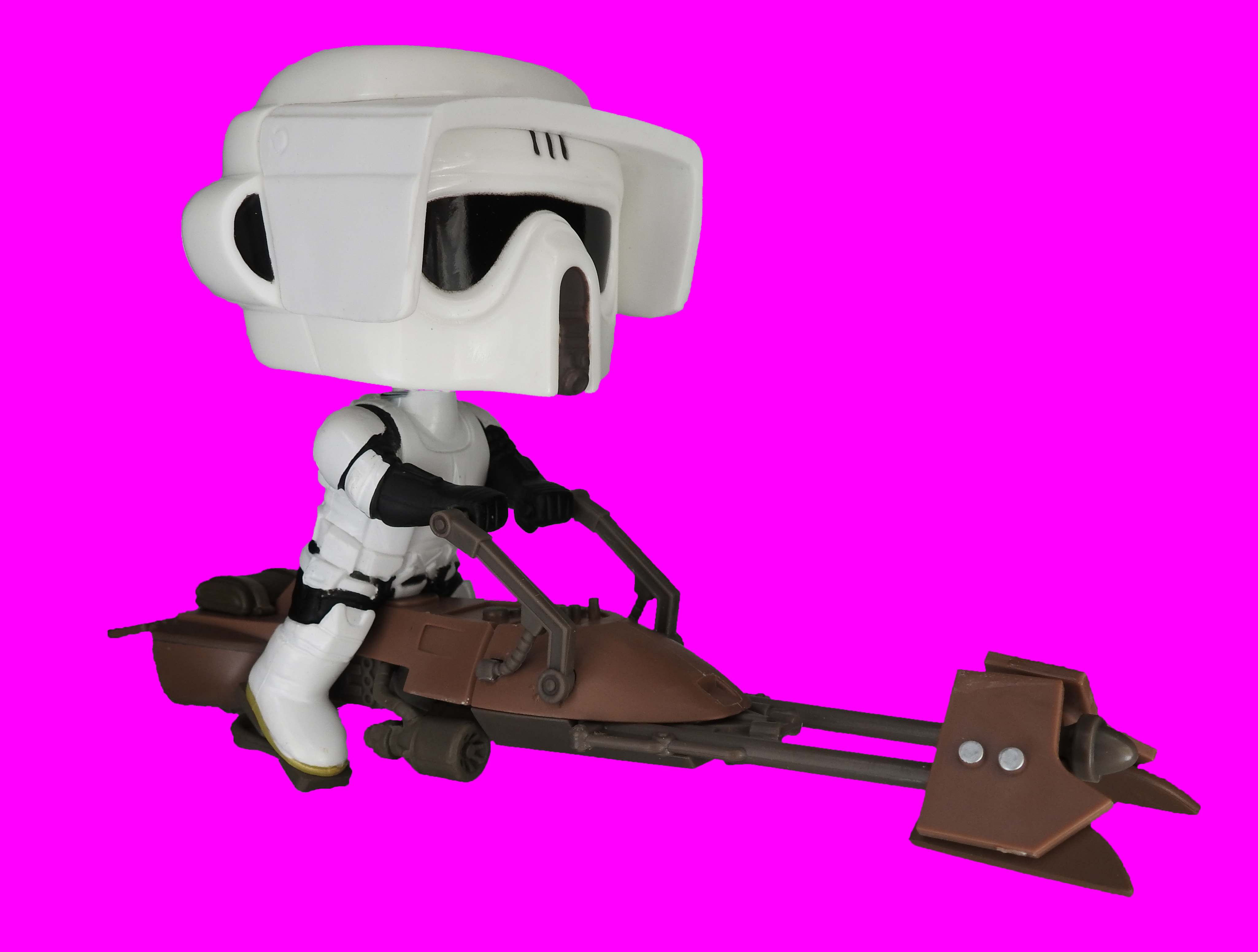 Scout Trooper with Speeder Bike - Star Wars vinyl figure collectible - Main Image 2