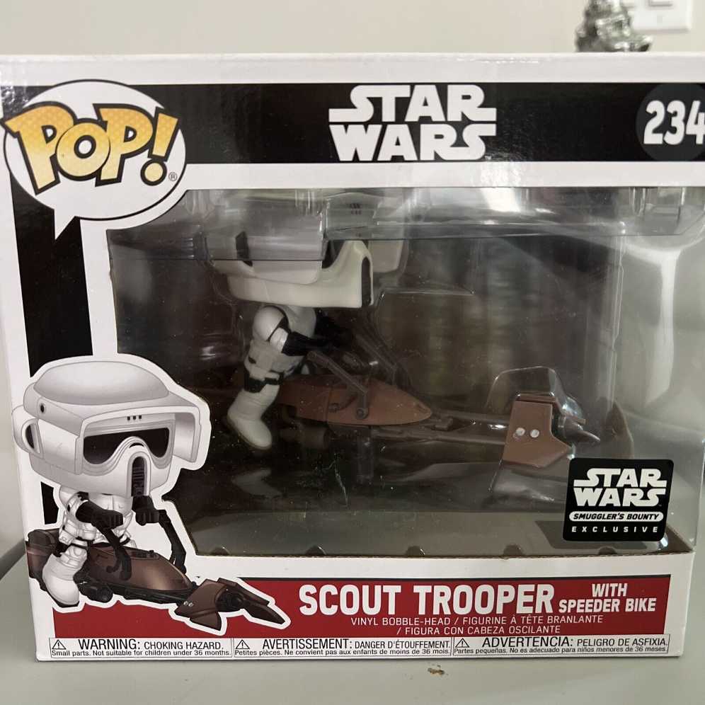 Scout Trooper with Speeder Bike - Star Wars vinyl figure collectible - Main Image 3