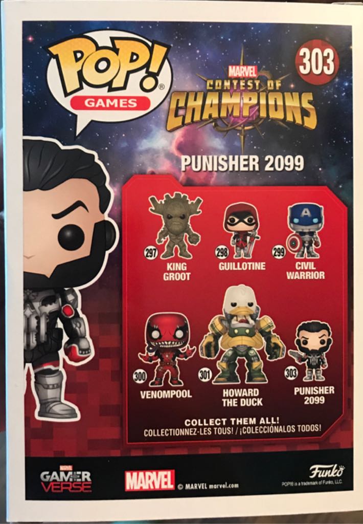 Punisher 2099 - Gamerverse vinyl figure collectible [Barcode 889698316262] - Main Image 2