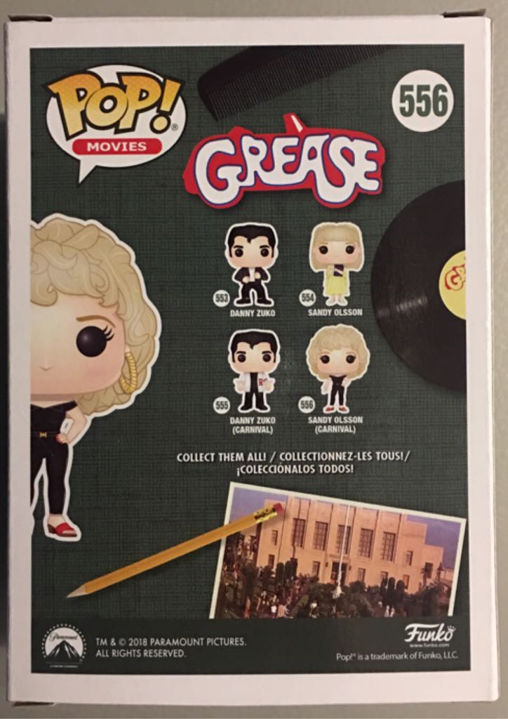 Grease: Sandy Olsson (Carnival)  vinyl figure collectible [Barcode 889698294416] - Main Image 2