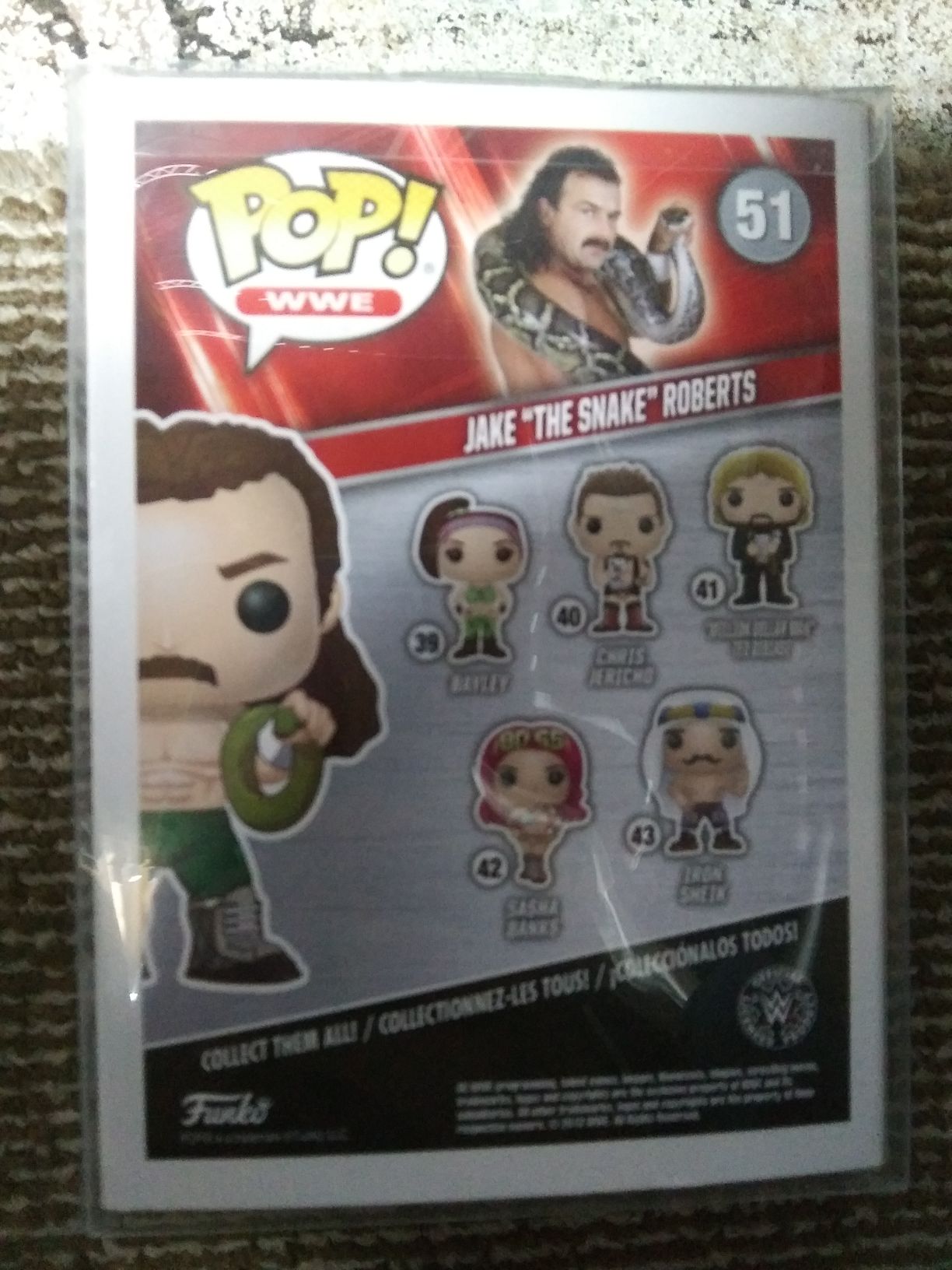 Jake “The Snake” Roberts - WWE vinyl figure collectible - Main Image 2